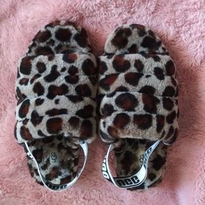 UGG LEOPARD SLIDES